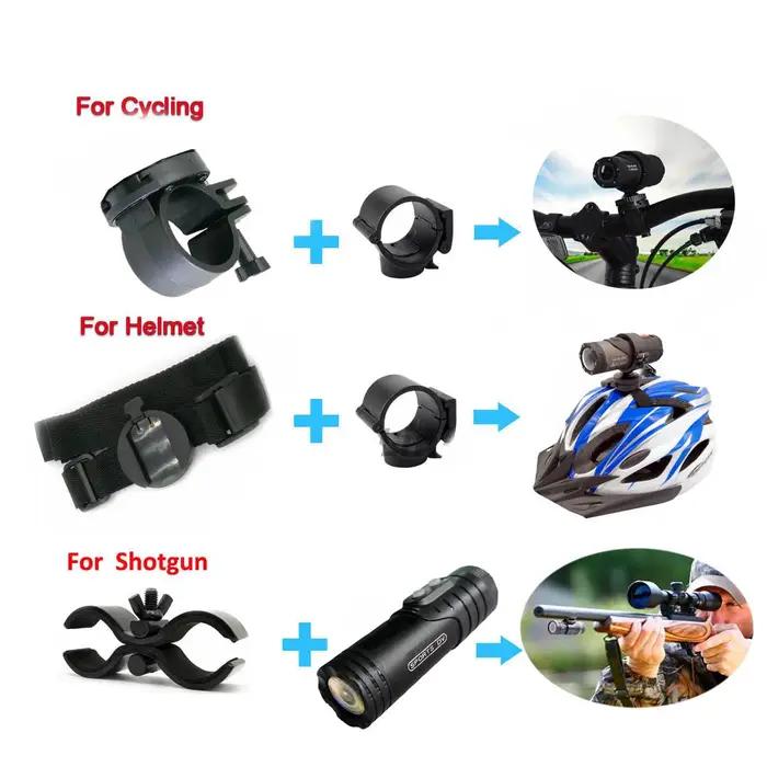 Caméra d'action 4K pour chasse et activités de plein air avec support Wi-Fi et applications pour photos et vidéos de haute qualité