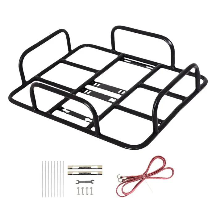 Panier de vélo arriere en fer robuste et decoratif pour transport facile sur vélo de montagne ou véhicule électrique occasions spéciales