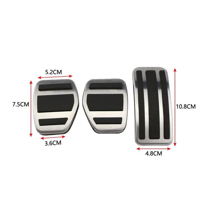 Couvercle de pédale d'essence en acier inoxydable, pour Peugeot 207 301 307 208 2008 308 408 pour CI