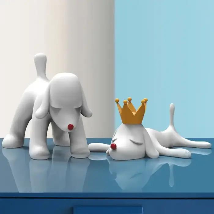 Figurine de chien Auckland