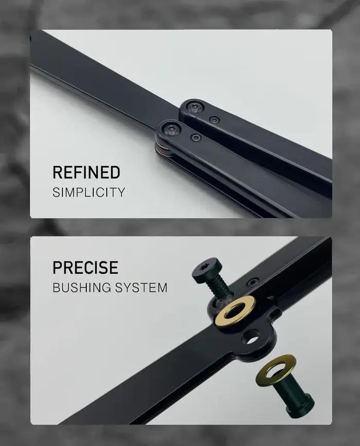 Poignée ABS pour Couteau Papillon d'Entraînement Accessoire de Chasse Homme Occasions Spéciales Toutes Saisons Blanc Bleu Ciel Beige Bleu Brun Champagne Ivoire Jaune Multi Orange Rose Rouge Vert Armée Violet Noir