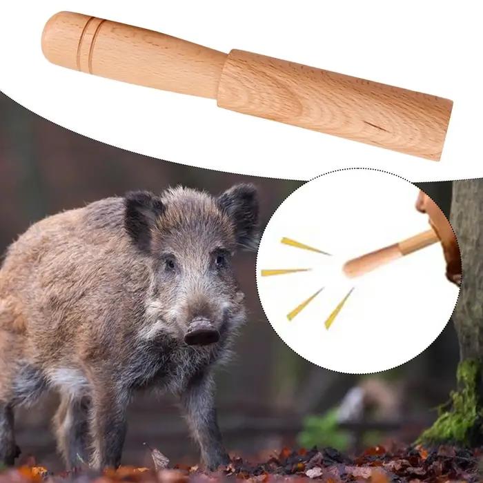 Sifflet appel sanglier bois chasse - Appareil sonore facile à utiliser pour kit