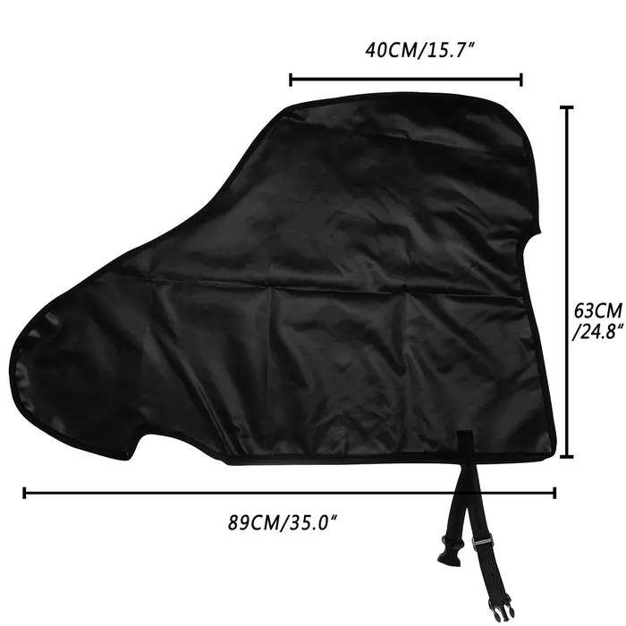 Couvercle d'attelage de remorquage universel étanche pour remorque et caravane, 89x63cm, Anti-pluie,