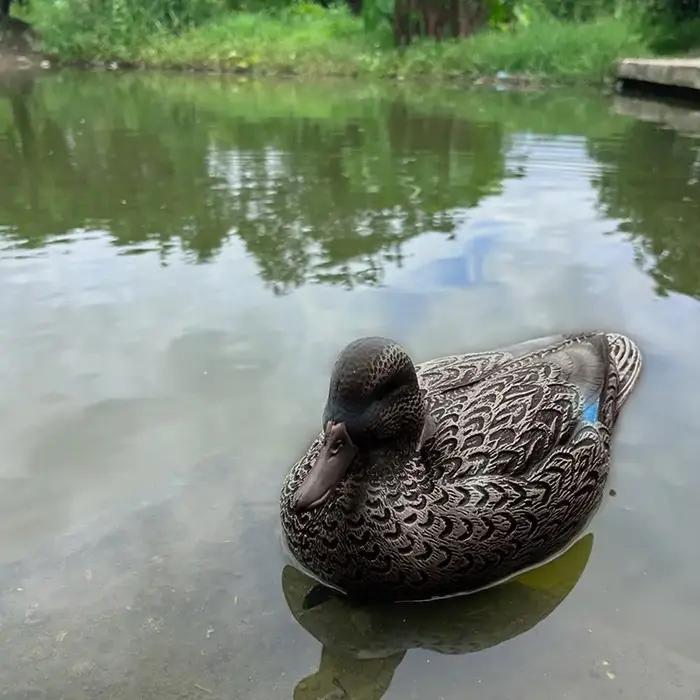 Leurre de pêche 3D en forme de canard flottant