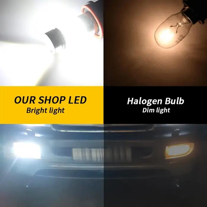 2x phares antibrouillard LED H8 Canbus sans erreur, pour Skoda Fabia Kamiq Karoq kodiaj Octavia MK2
