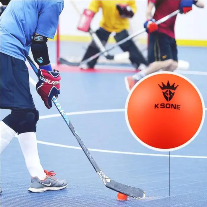 Boule de hockey en caoutchouc pour entraînement professionnel, 1 pièce, 65mm
