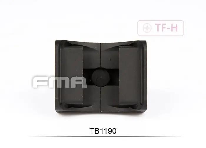 Boucle de montage de sangle arrière tactique de chasse FMA pour la série King Arms NOIR