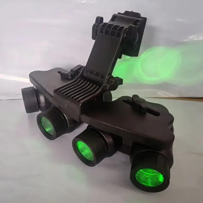 Modèle factice de vision nocturne GPNVG18 4 yeux - Réplique tactique avec LED pour entraînement chasse
