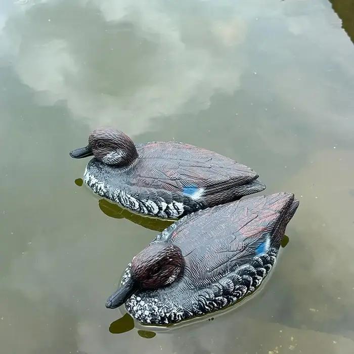 Leurre de pêche 3D en forme de canard flottant