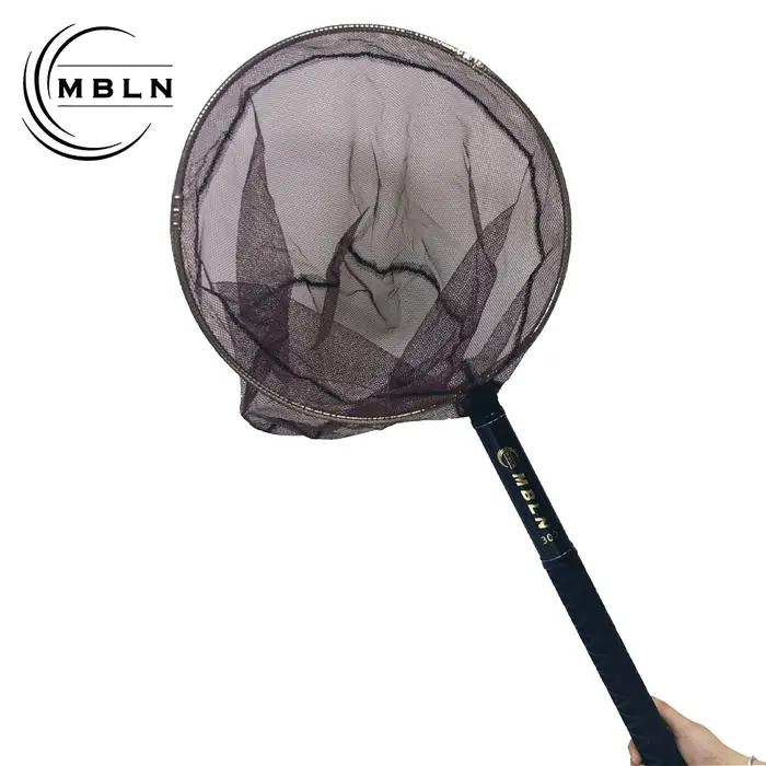 MBLN 3M Épuisette de pêche à la carpe ultra-légère en fibre de carbone télescopique pour la pêche en