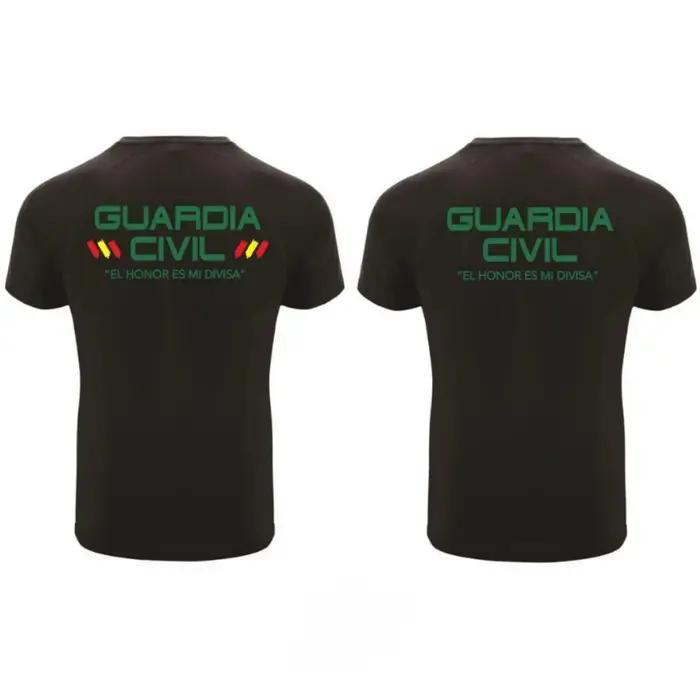 Camiseta Guardia Civil Espagne armée militaire T-Shirt manches courtes décontracté 100% coton chemise