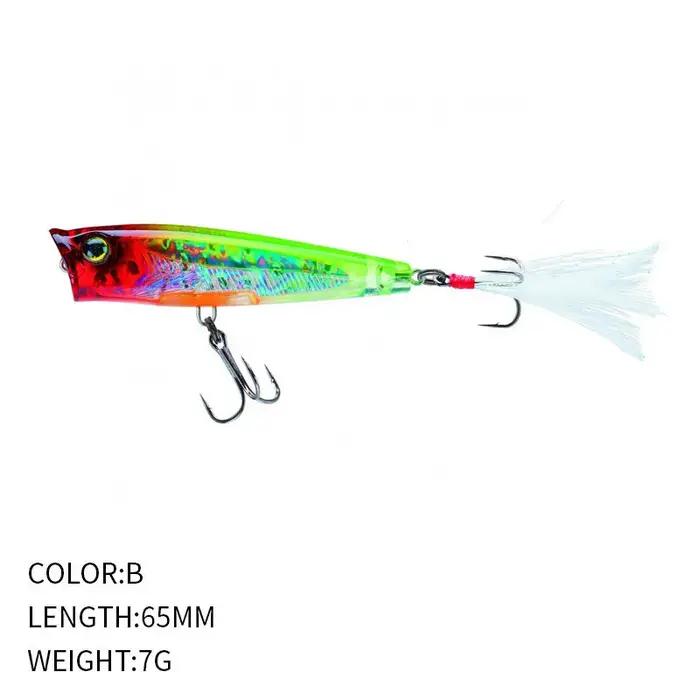 Appât dur Élpour la pêche en surface KMRESA 65mm pour brochets et truites diverses occasions pêche eau de surface