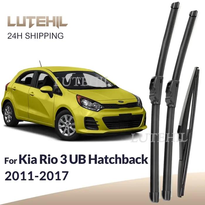 Pour Kia Rio 3 UB hayon 2011-2017 2012 2013 essuie-glace avant et arrière balais d'essuie-glace pare