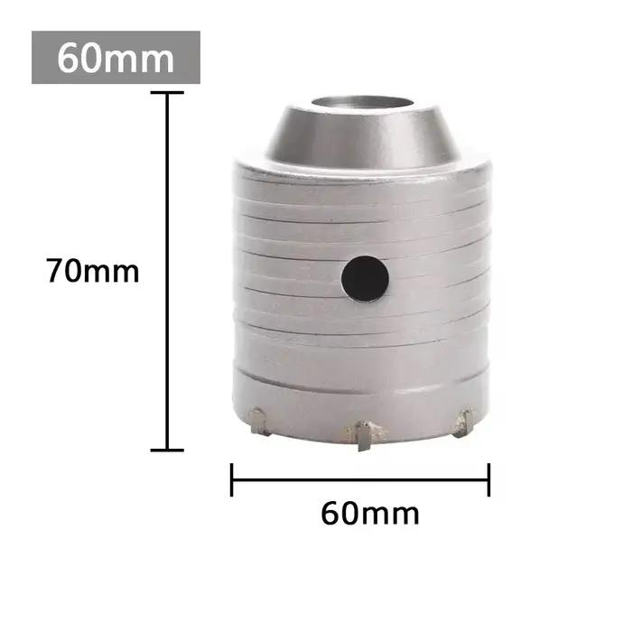 Foret béton SDS-Plus 30-150mm avec arbre circulaire - Scie cloche murale pour maçonnerie parpaing ciment