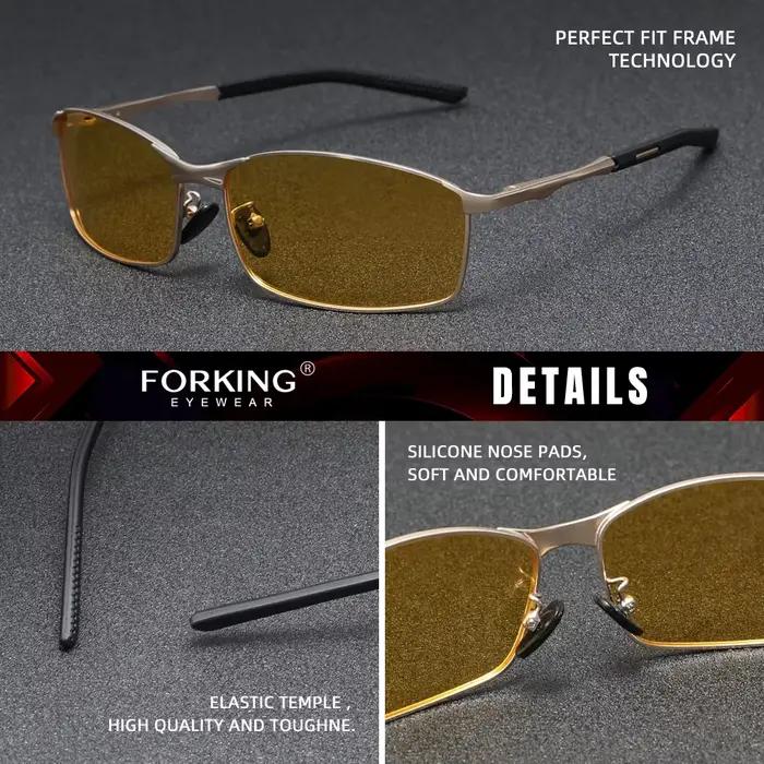 Lunettes de soleil polarisées pour hommes conduite UV400 haute qualité femmes lunettes Rectangle lun