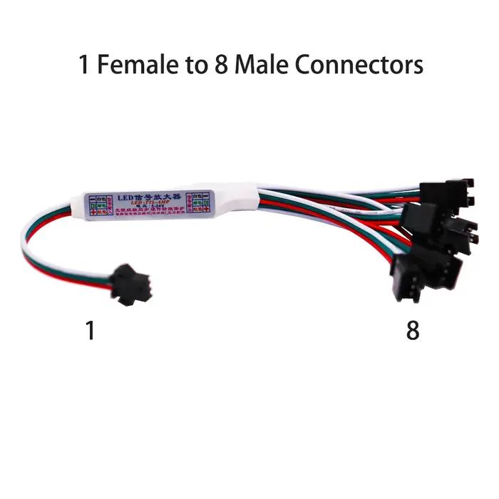 Mini répéteur d'amplificateur LED de Signal TTL pour WS2811 WS2812B SK6812