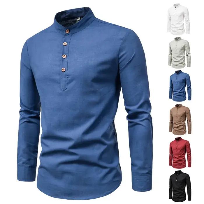 Chemises à manches longues pour hommes