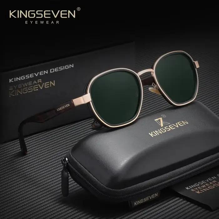 KINGSEVEN Lunettes de soleil polarisées tendance pour hommes et femmes, pour la conduite, les activi