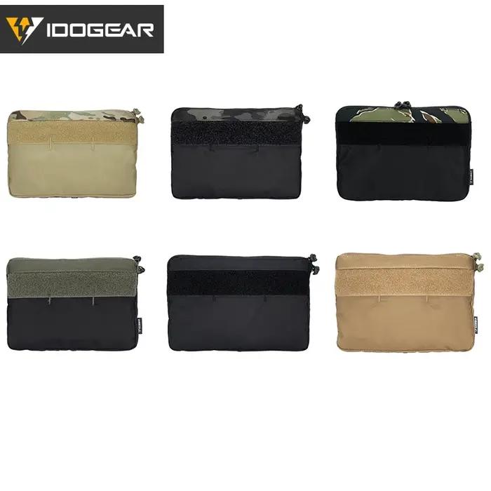 Pochette de rangement tactique IDOGEAR en nylon 500D avec inserts kangourou pour hommes activités plein air chasse wargame occasions spéciales