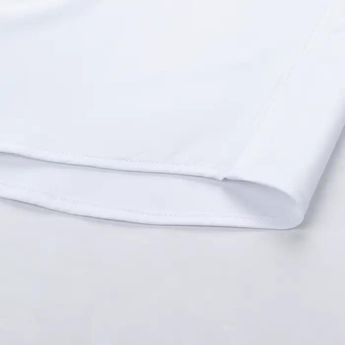 Boutons de manchette français brodés pour hommes, chemise à manches longues avec épingles à col, che