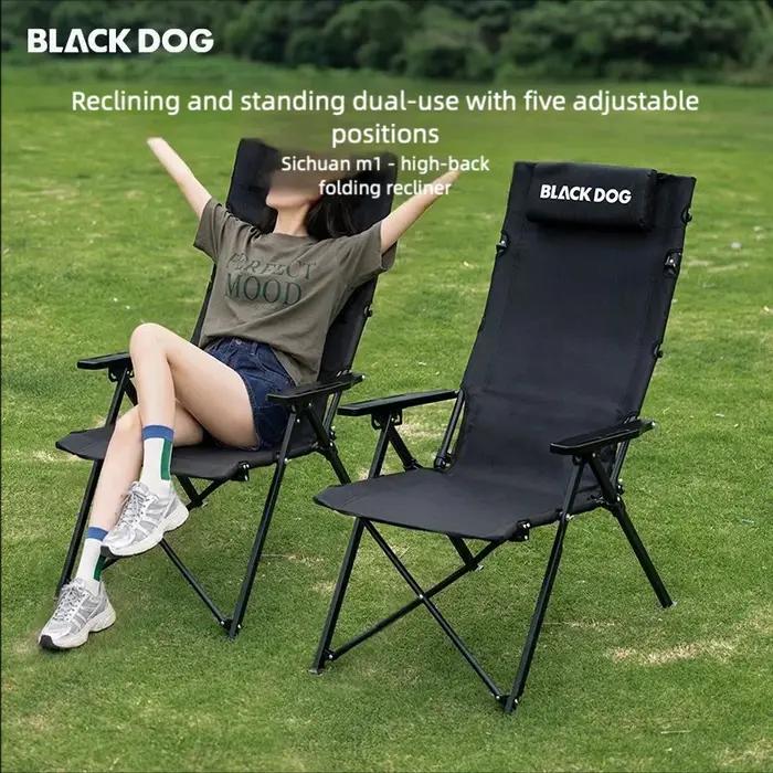 Chaise pliante d'extérieur Blackdog à 5 positions réglables