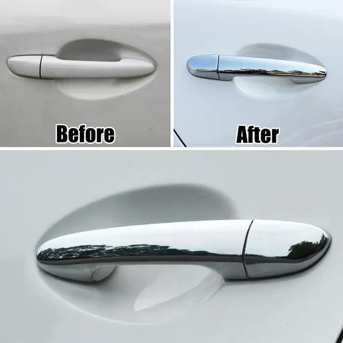 Couvercle de poignée de porte chromé, accessoires de moulage de superposition, pour Mazda 2 3 6 CX-3