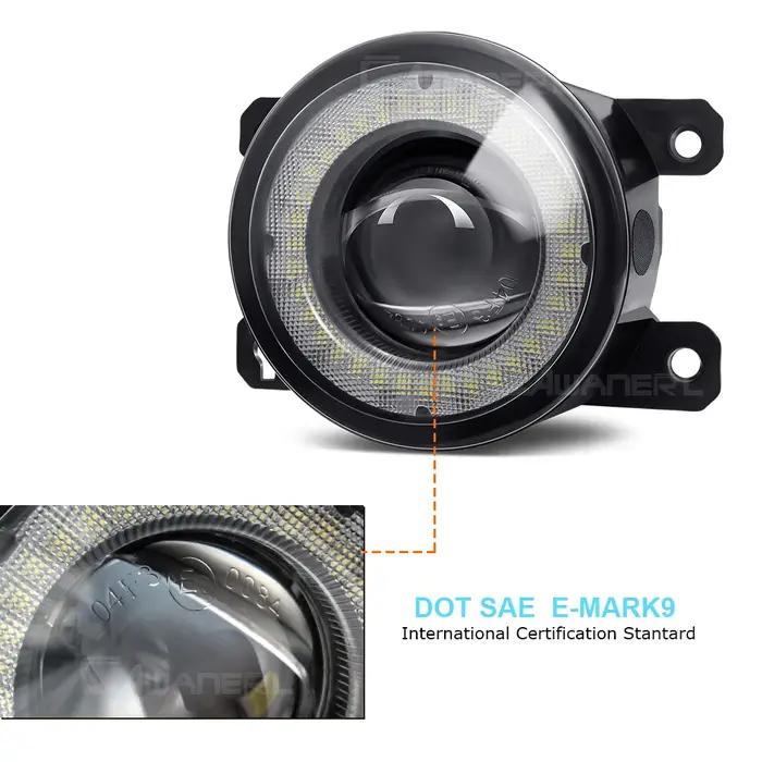 Ensemble de phares antibrouillard LED pour voiture, 2 pièces, feux diurnes DRL 30W H11 12V pour Mits