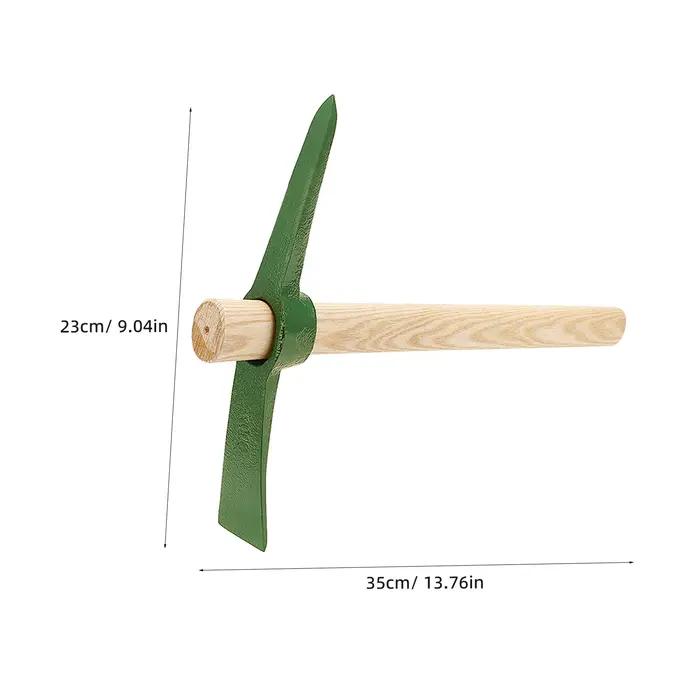 Houe creuse en acier pour jardin