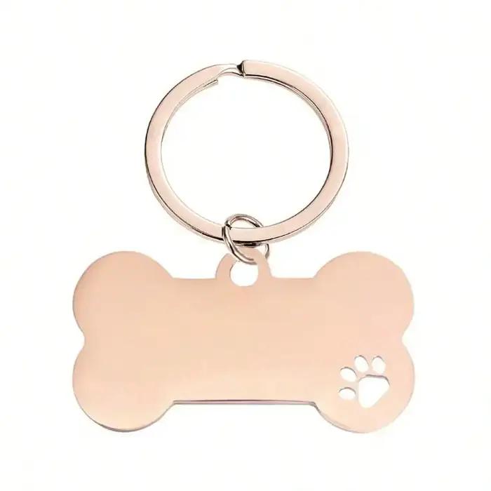 Plaque d'identification pour chien gravée au laser
