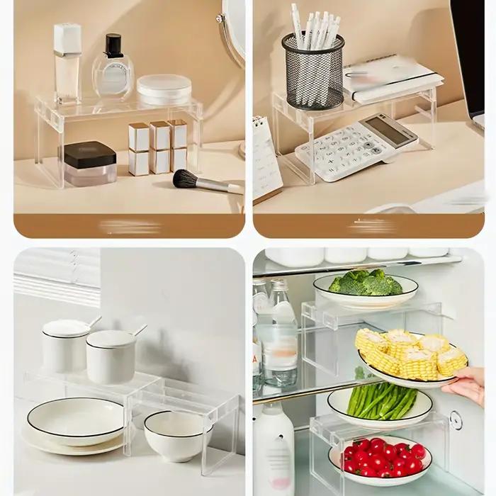 Étagère à 1 couche, étagère de rangement pour réfrigérateur