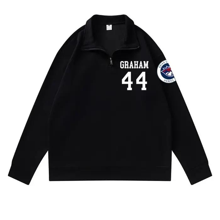 Sweat-shirt de hockey universitaire Briar pour hommes et femmes, vêtements de collège, sweats à capu