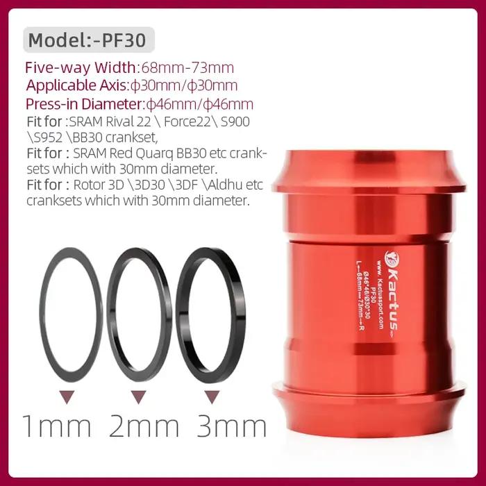 Supports de pédalier en céramique PF30