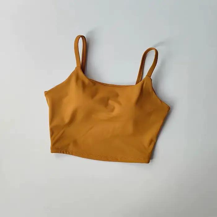 Soutien-gorge de sport respirant pour femmes, haut de fitness, soutien-gorge de sport push up, couss