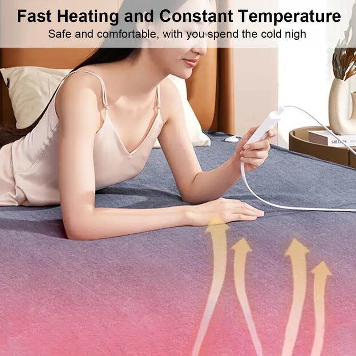 Couverture chauffante électrique pour chambre, couverture chauffante automatique, chauffe-corps, mat