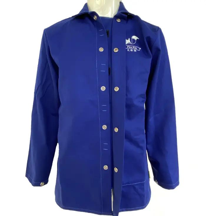 Combinaison de soudage ignifuge en coton WELDAS pour hommes haute performance résistante aux flammes et coupe vent sécurité professionnelle constructions industrielles