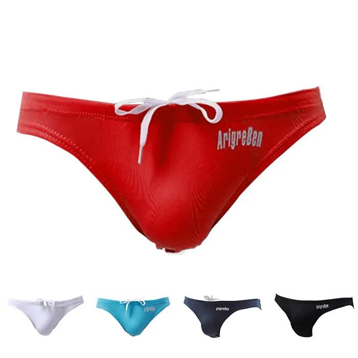 Maillot de bain Push Up pour hommes, grande taille, short de bain Sexy, plage, taille basse, élastiq