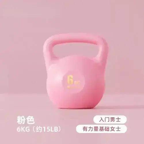 Haltère réglable, équipement d'exercice de gymnastique de Fitness à domicile, Kettlebell d'eau de 2/4/6/8kg, outil d'entraînement de Squat pour l'entraînement des fesses