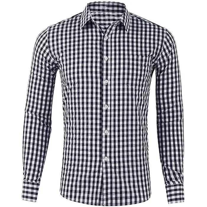Chemise à manches longues pour hommes