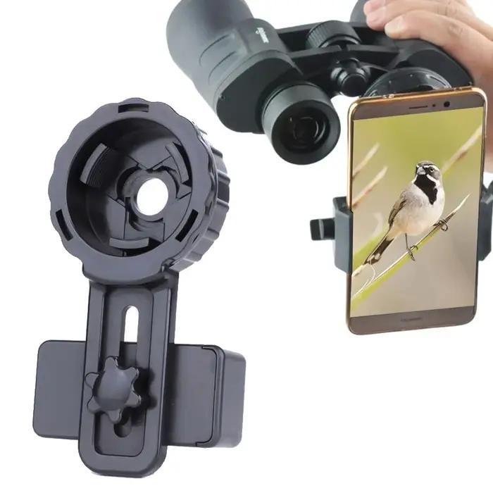 Adaptateur smartphone pour longue-vue, montage rapide et aligné pour jumelles et monoculaires, capture facile