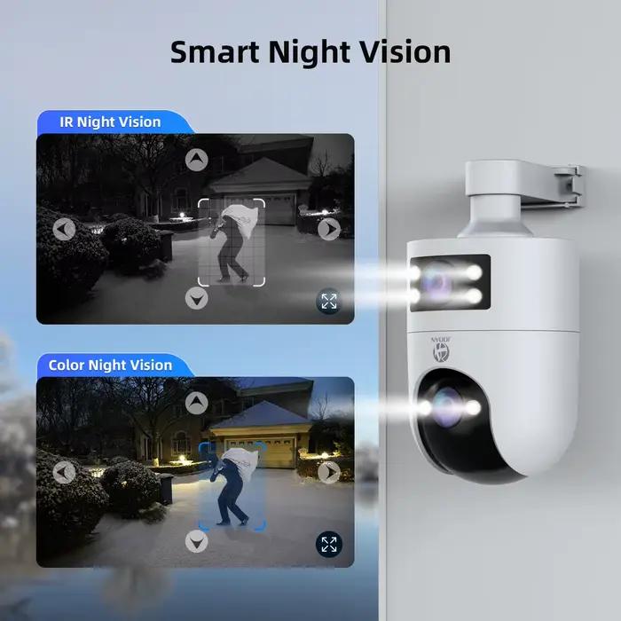 Caméra PTZ WiFi 4K 2K JOOAN extérieure suivi automatique vision nocturne étanche surveillance