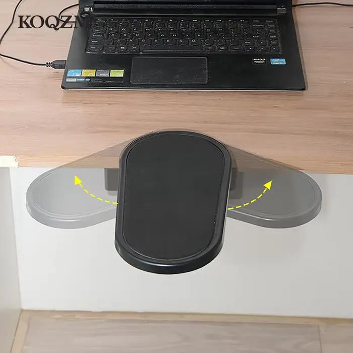Repose-bras d'ordinateur pour bureau, Support de repose-poignet ergonomique réglable pour clavier, extension d'accoudoir, Support rotatif pour tapis de souris
