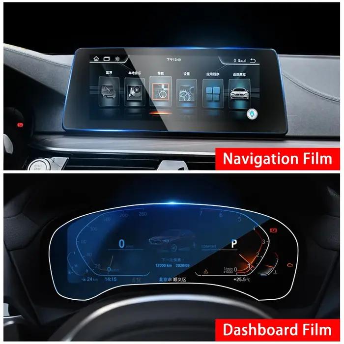 Pour BMW X3 X4 G01 G02 2018 2019 2020 verre trempé voiture Navigation Film de protection d'écran tab