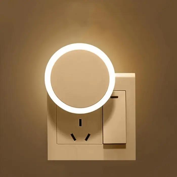 Lampe de détection de contrôle de la lumière LED veilleuses prise ue US pour bébé enfants salon cham