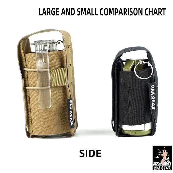 Pochette tactique grenade fumigène dummy MOLLE pour chasse et airsoft - Porte-magazine modulaire