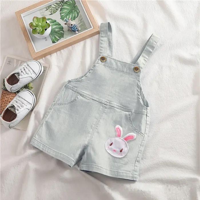 IENENS été enfants bébé garçons pull pantalon Denim vêtements Shorts jean salopette enfant en bas âg