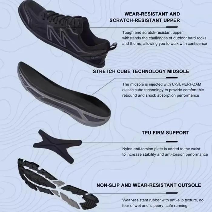 GOLDEN CAMEL-Chaussures de sport pour hommes et femmes, baskets de course tout-terrain, de jogging,