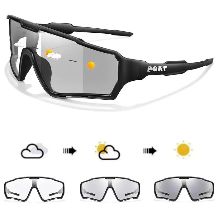 POAT marque hommes femmes vtt vélo vélo lunettes photochromiques cyclisme pêche lunettes de course n