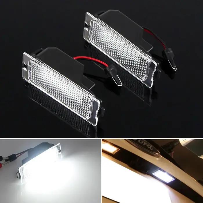 2 pièces sans erreur voiture LED plaque d'immatriculation lampes lumineuses pour Ford Edge 2007-2014 Escape 2008-2012