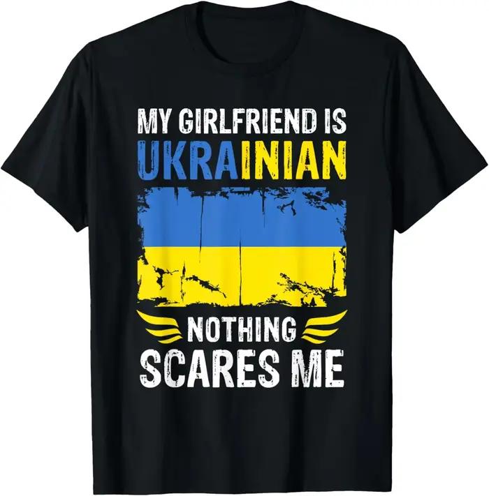 T-shirt pour homme, vêtement avec image de la phrase "Nothing planchers es Me My Girlfriend Is 21th"
