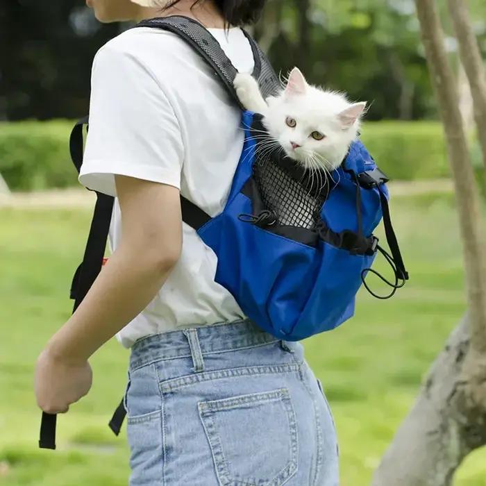 Sac de transport respirant pour chien, sac à dos Portable de voyage en plein air pour animaux de compagnie, sacs de transport réfléchissants pour chats, bouledogue français, accessoires pour chiens
